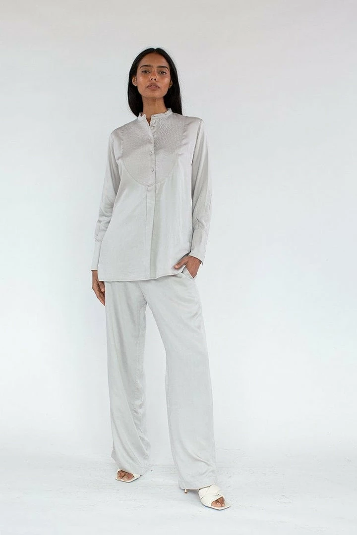 Neu Nomads Wide Leg TENCEL™ Vegan Silk Palazzo Trousers | Multiple Colours 40 Neu Nomads Wide Leg TENCEL™ Vegan Silk Palazzo Trousers | Multiple Colours