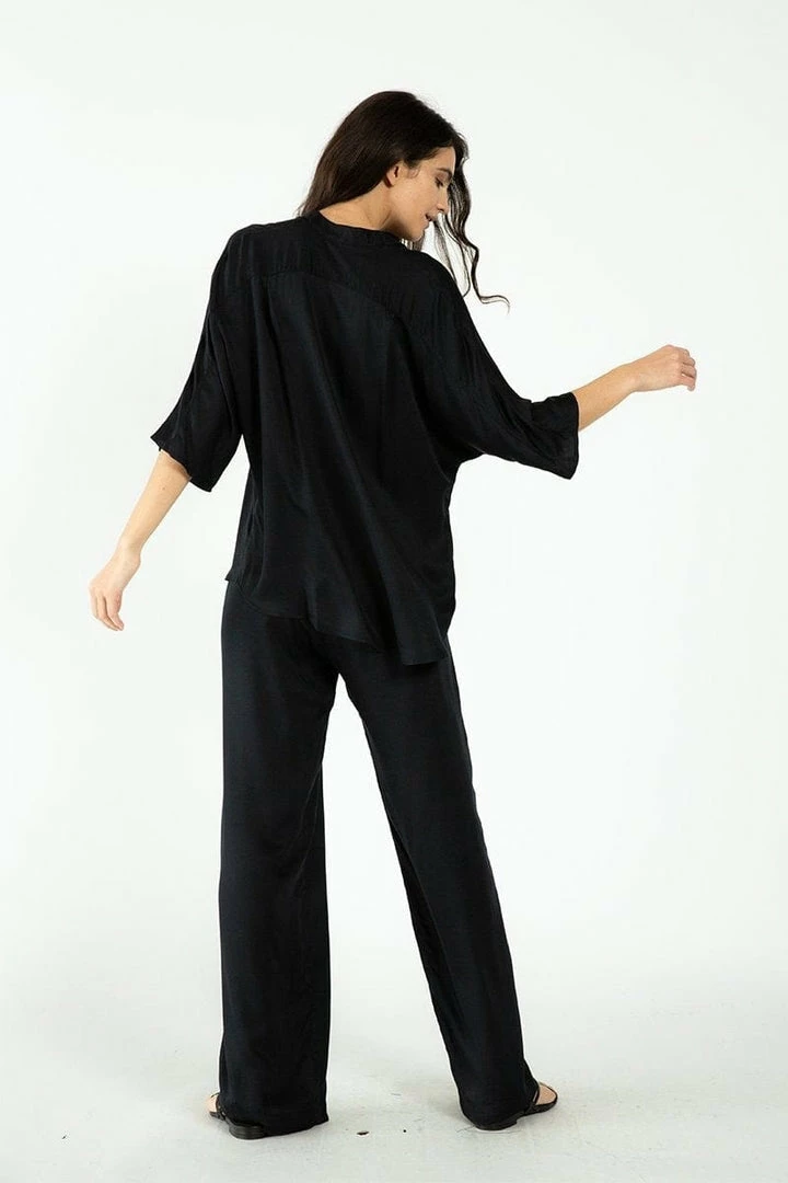 Neu Nomads Wide Leg TENCEL™ Vegan Silk Palazzo Trousers | Multiple Colours 41 Neu Nomads Wide Leg TENCEL™ Vegan Silk Palazzo Trousers | Multiple Colours