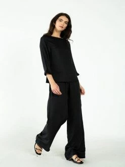 Neu Nomads Wide Leg TENCEL™ Vegan Silk Palazzo Trousers | Multiple Colours