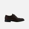 NOAH - Italian Vegan Shoes Achille Vegan Nappa Leather Brogued Derby | Brown