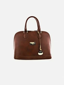 NOAH - Italian Vegan Shoes Bags Capri Vegan Leather Handbag | Brown