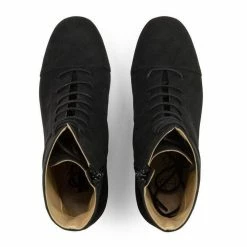 NOAH - Italian Vegan Shoes Carlotta Vegan Suede Lace Up Boot | Black 10 NOAH - Italian Vegan Shoes Carlotta Vegan Suede Lace Up Boot | Black
