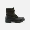NOAH - Italian Vegan Shoes Claude Vegan Leather & Suede Winter Boot | Black
