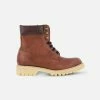 NOAH - Italian Vegan Shoes Claudio Vegan Leather Winter Boot | Brown