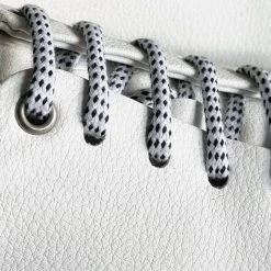 NOAH - Italian Vegan Shoes Sammy Grape Leather Vegan Trainer | White & Blue