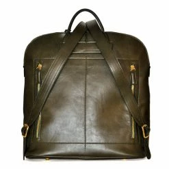 NOAH - Italian Vegan Shoes Bellagio Vegan Leather Backpack | Green Bags