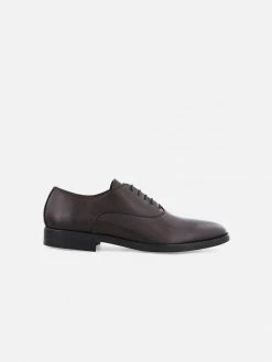 NOAH - Italian Vegan Shoes Damiano Vegan Nappa Leather Oxfords | Brown