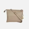 NOAH - Italian Vegan Shoes Ostuni Vegan Shoulder Bag | Beige Bags