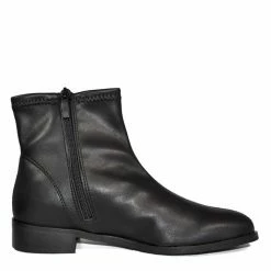 NOAH - Italian Vegan Shoes Rebecca Vegan Leather Ankle Boots | Black