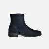 NOAH - Italian Vegan Shoes Rebecca Vegan Suede Ankle Boot | Navy Blue 2 NOAH - Italian Vegan Shoes Rebecca Vegan Suede Ankle Boot | Navy Blue