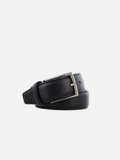 NOAH - Italian Vegan Shoes 35mm Vegan Leather Belt | Matt Black