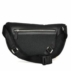 NOAH - Italian Vegan Shoes Lucca Vegan Leather Belt Bag | Black Bags