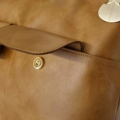 NOAH - Italian Vegan Shoes Lecco Vegan Handbag | Brown Bags