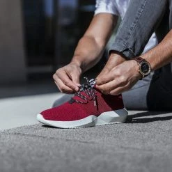 Norm Shoes 1L11-01 Sustainable Ecoantex® Recycled PET Vegan Trainer | Burgundy 15 Norm Shoes 1L11-01 Sustainable Ecoantex® Recycled PET Vegan Trainer | Burgundy