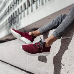 Norm Shoes 1L11-01 Sustainable Ecoantex® Recycled PET Vegan Trainer | Burgundy 16 Norm Shoes 1L11-01 Sustainable Ecoantex® Recycled PET Vegan Trainer | Burgundy