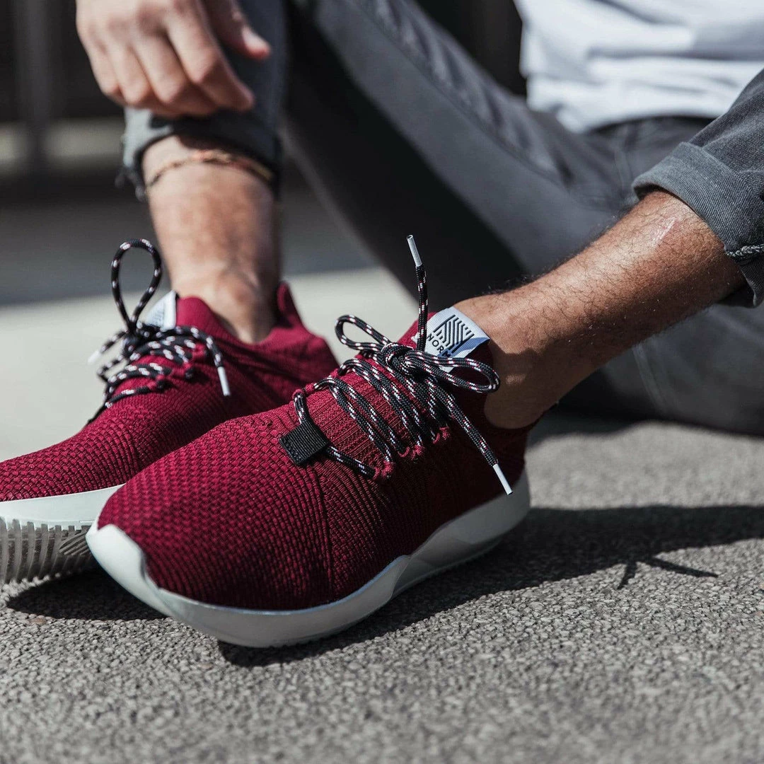 Norm Shoes 1L11-01 Sustainable Ecoantex® Recycled PET Vegan Trainer | Burgundy 6 Norm Shoes 1L11-01 Sustainable Ecoantex® Recycled PET Vegan Trainer | Burgundy