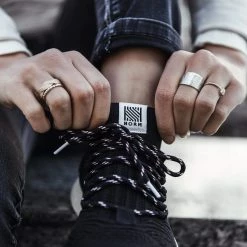 Norm Shoes 1L11-01 Sustainable Ecoantex® Recycled PET Vegan Trainer | Eclipse Black