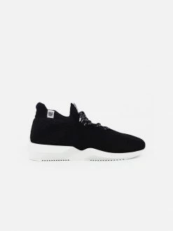 Norm Shoes 1L11-01 Sustainable Ecoantex® Recycled PET Vegan Trainer | Eclipse Black