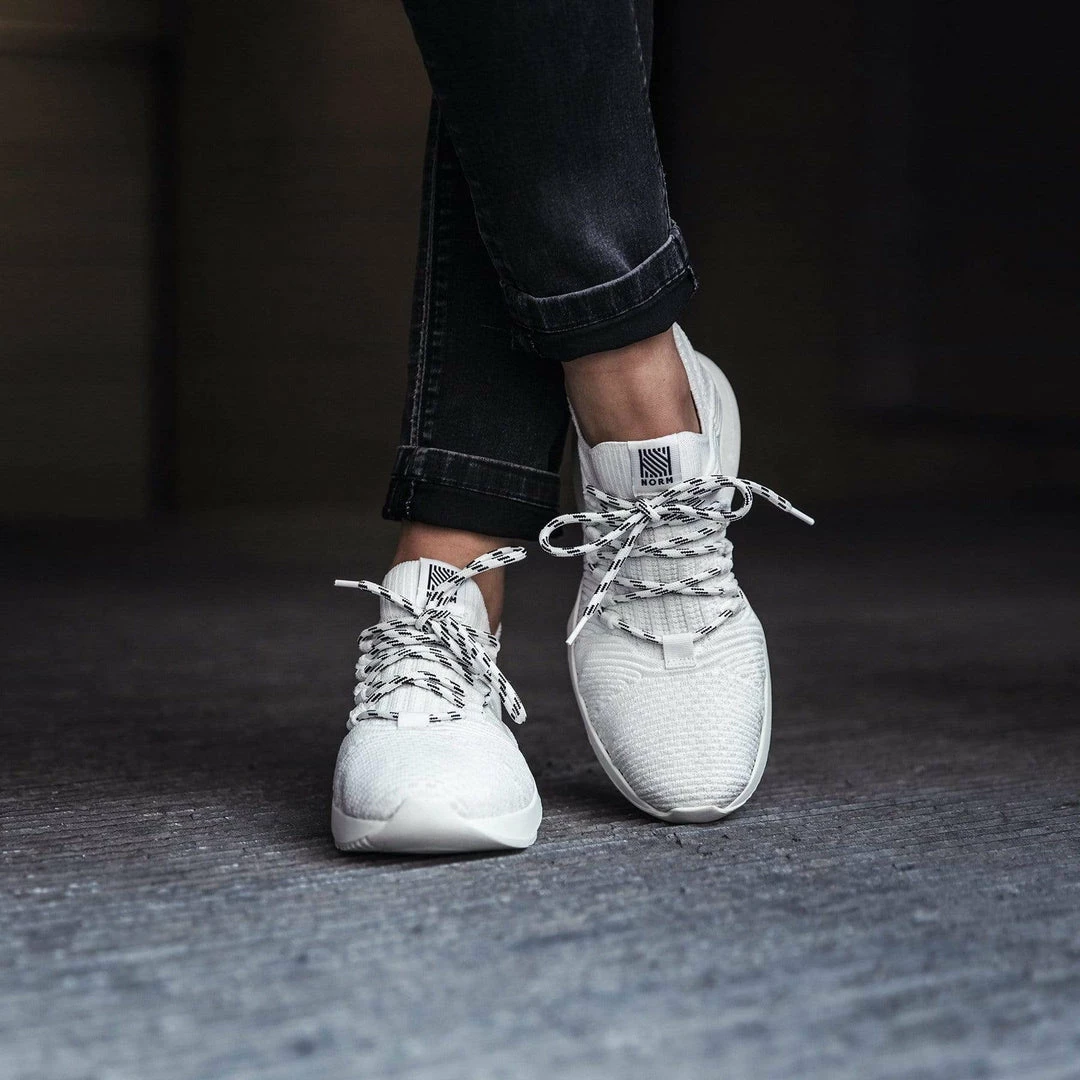 Norm 1L11-01 Sustainable Ecoantex® Recycled PET Vegan Trainer | Polar White 4 Norm 1L11-01 Sustainable Ecoantex® Recycled PET Vegan Trainer | Polar White