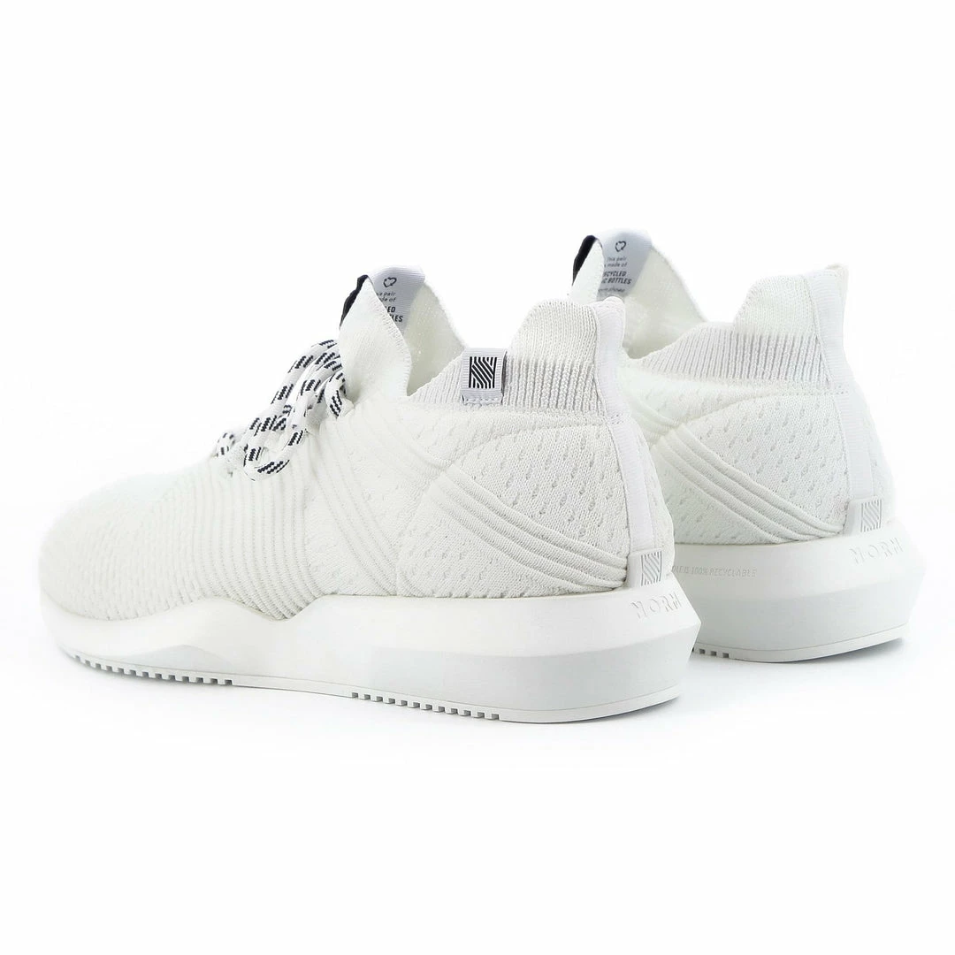 Norm 1L11-01 Sustainable Ecoantex® Recycled PET Vegan Trainer | Polar White 6 Norm 1L11-01 Sustainable Ecoantex® Recycled PET Vegan Trainer | Polar White