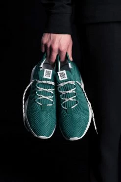 Norm 1L11-02 Recycled PET 3D-Knit Vegan Trainer | Nebula Green Shoes