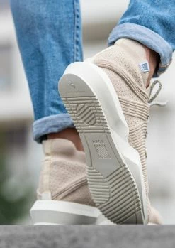 Norm 1L11-02 Recycled PET 3D-Knit Vegan Trainer | Sandstorm Beige