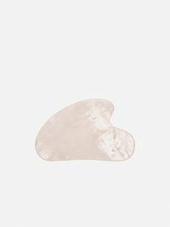 Nourish London Women's Vegan Gifts Under £30 Rose Quartz Gua Sha | For Face Firming & Contouring