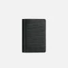 Oliver Co. London Bramley Apple Leather & Wood Leather Vegan Passport Holder | Black Accessories