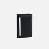 Oliver Co. London RFID Compact Apple Leather Vegan Wallet | Black