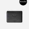 Oliver Co. London Slim Apple Leather Vegan Cardholder | Black