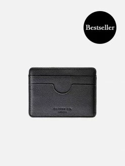 Oliver Co. London Slim Apple Leather Vegan Cardholder | Black