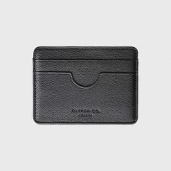 Oliver Co. London Slim Apple Leather Vegan Cardholder Gift Set | Black
