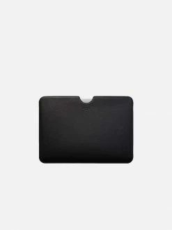 Oliver Co. London Slim Apple Leather Vegan Laptop Sleeve | Black 13"-16" Options Bags