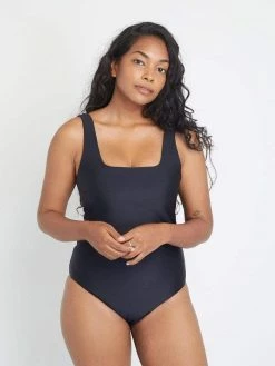 Ozero Swimwear Baikal ECONYL® One Piece Swimsuit | Black Clothing