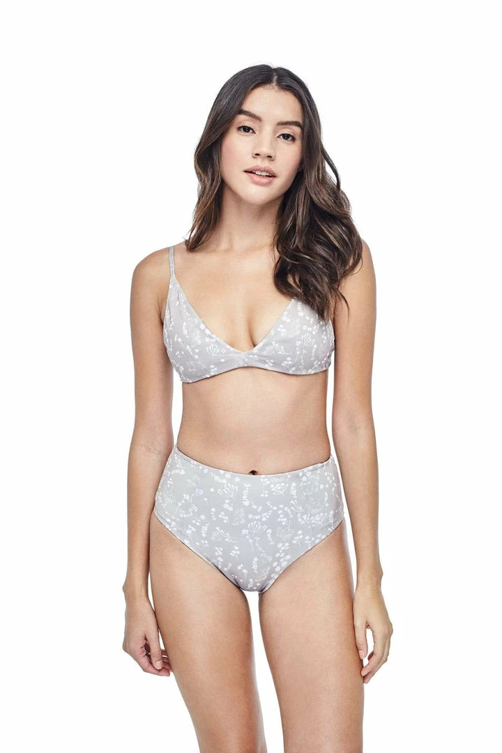 Ozero Swimwear Caspian ECONYL® Tie Bikini Top | Reversible Russian Summer Print/White Clothing 6 Ozero Swimwear Caspian ECONYL® Tie Bikini Top | Reversible Russian Summer Print/White Clothing