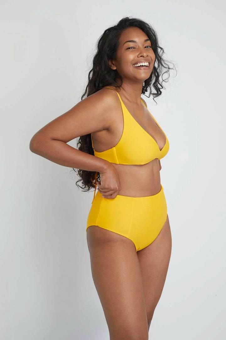 Ozero Swimwear Caspian ECONYL® Tie Bikini Top | Tangerine Orange Clothing 9 Ozero Swimwear Caspian ECONYL® Tie Bikini Top | Tangerine Orange Clothing