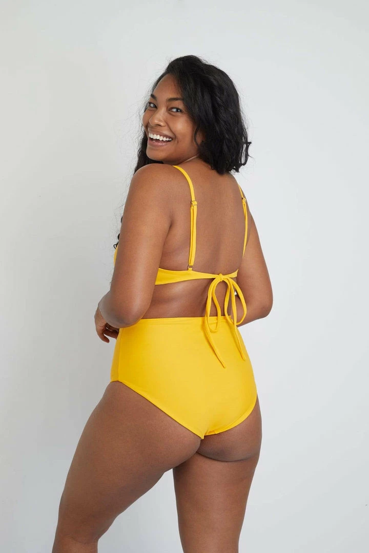 Ozero Swimwear Caspian ECONYL® Tie Bikini Top | Tangerine Orange Clothing 8 Ozero Swimwear Caspian ECONYL® Tie Bikini Top | Tangerine Orange Clothing