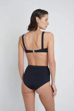 Ozero Swimwear Clothing Constance ECONYL® High Waisted Bikini Bottom | Black 13 Ozero Swimwear Clothing Constance ECONYL® High Waisted Bikini Bottom | Black