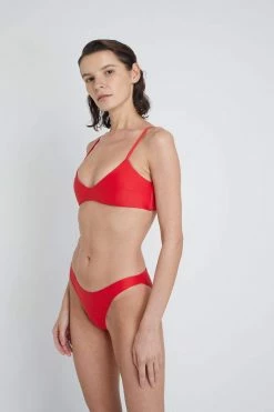 Ozero Swimwear Malawi ECONYL® Bikini Top | Scarlet Red Clothing 12 Ozero Swimwear Malawi ECONYL® Bikini Top | Scarlet Red Clothing