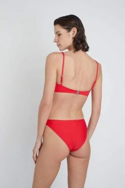 Ozero Swimwear Malawi ECONYL® Bikini Top | Scarlet Red Clothing 13 Ozero Swimwear Malawi ECONYL® Bikini Top | Scarlet Red Clothing