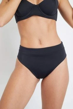 Ozero Swimwear Valday ECONYL® High Waisted Bikini Bottom | Black Clothing 19 Ozero Swimwear Valday ECONYL® High Waisted Bikini Bottom | Black Clothing
