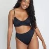 Ozero Swimwear Valday ECONYL® High Waisted Bikini Bottom | Black Clothing 1 Ozero Swimwear Valday ECONYL® High Waisted Bikini Bottom | Black Clothing