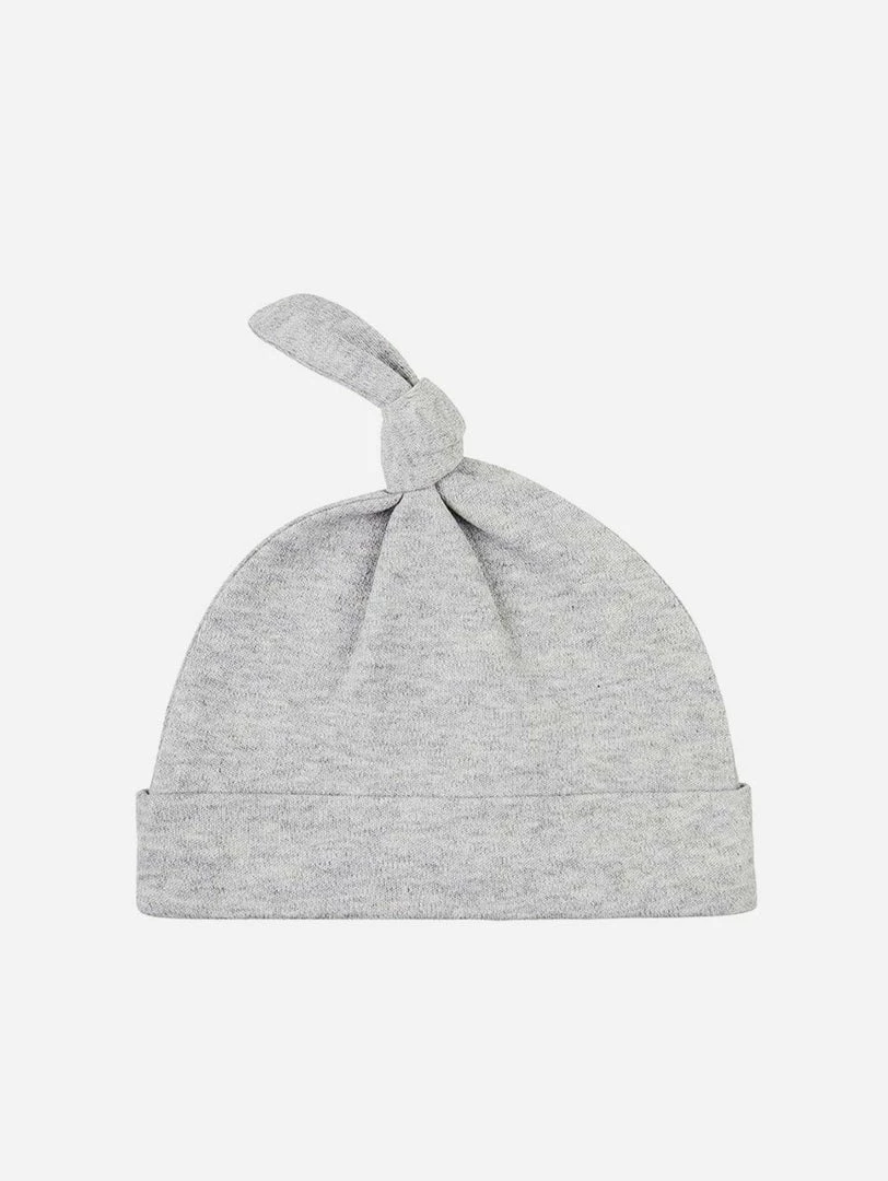 Pop My Way Organic Cotton Newborn Baby Hat | Grey 3 Pop My Way Organic Cotton Newborn Baby Hat | Grey