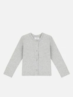 Pop My Way Kids Organic Cotton Cardigan | Grey