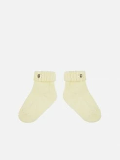 Pop My Way Organic Cotton Socks | Lemon