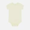 Pop My Way Kids Organic Cotton Short Sleeved Bodysuit | Lemon 1 Pop My Way Kids Organic Cotton Short Sleeved Bodysuit | Lemon