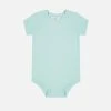 Pop My Way Kids Organic Cotton Short Sleeved Bodysuit | Mint