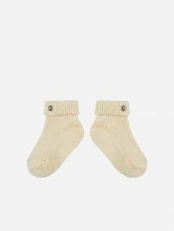 Pop My Way Organic Cotton Socks | Oatmeal Kids