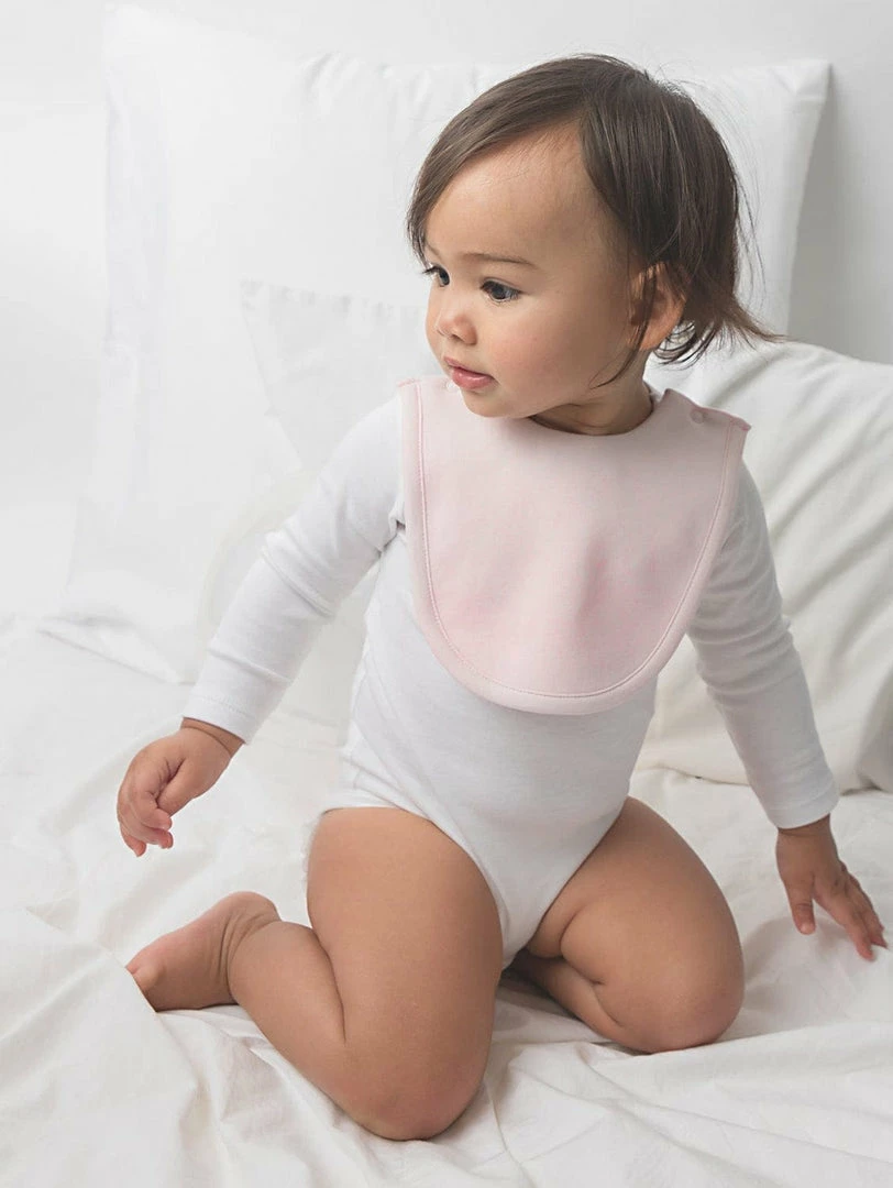 Pop My Way Organic Cotton Bib | Pink 4 Pop My Way Organic Cotton Bib | Pink