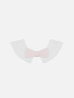 Pop My Way Organic Cotton Bow Tie Collar | Pink Kids